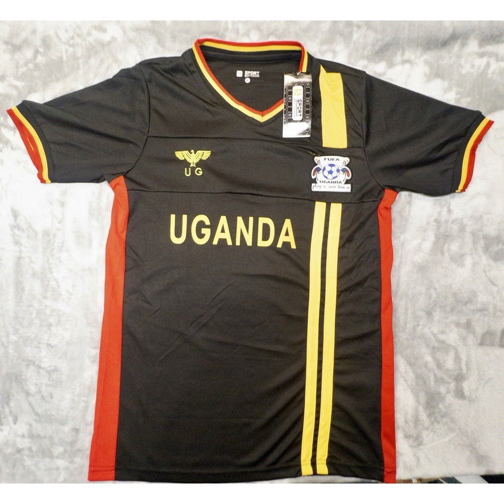 NWT 2017 Uganda National Team Soccer Jersey Futbol FUFA MLS Womens Large